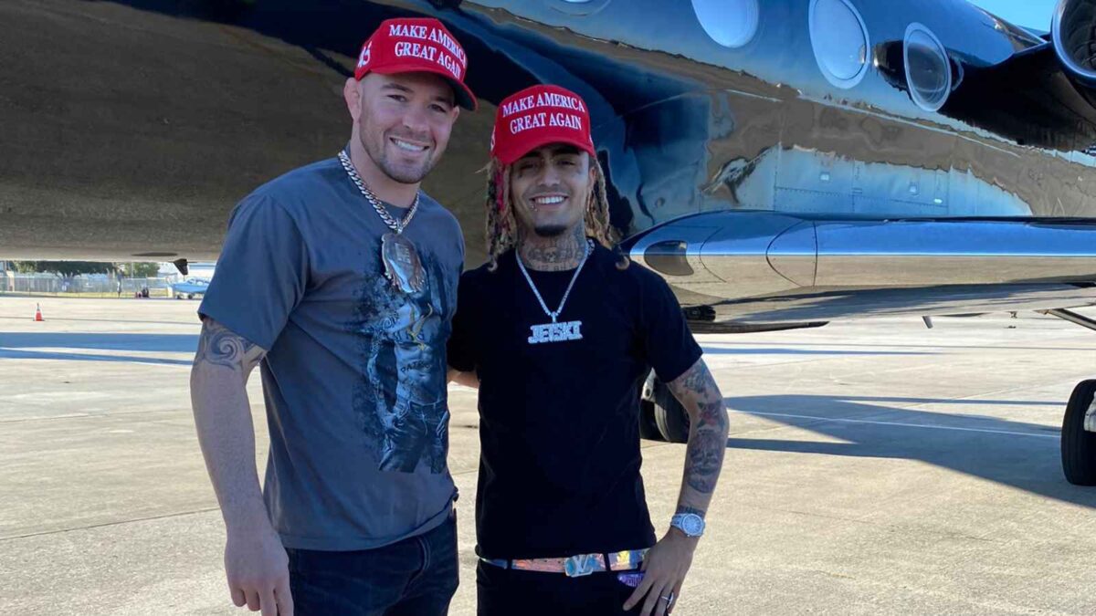 Colby Covington and Lil Pump 