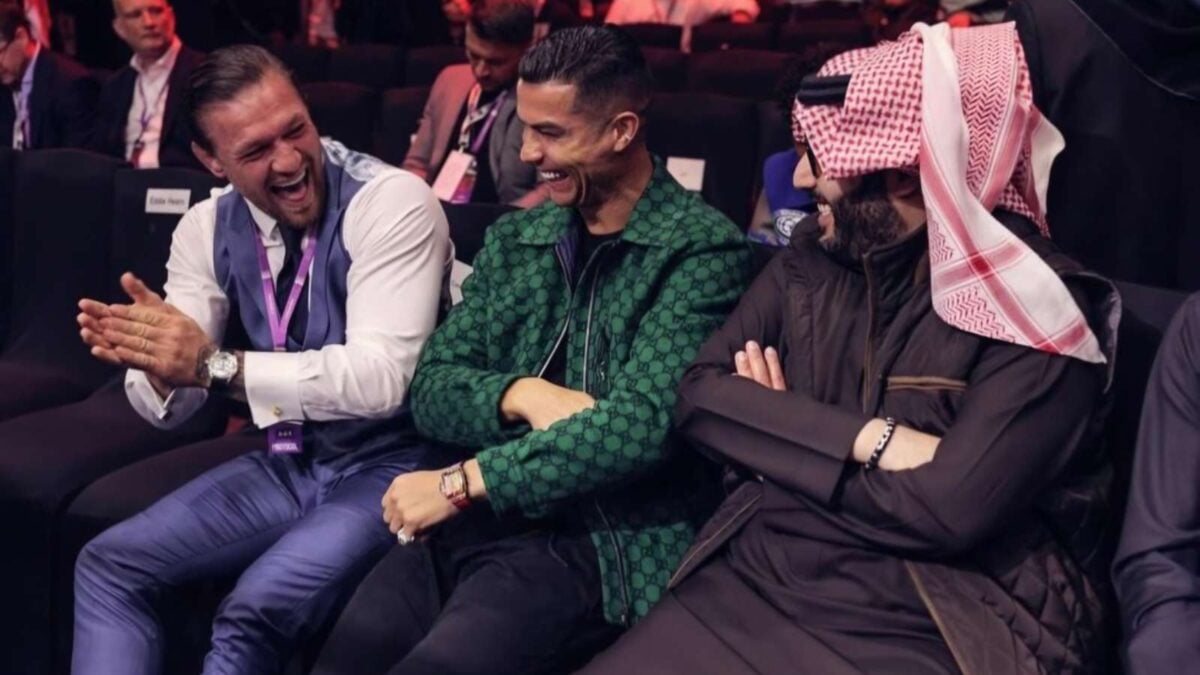 Conor McGregor and Turki Alalshikh together