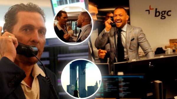 Conor McGregor attends trading floor for 9/11 proceeds