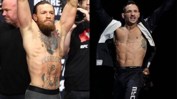 Conor McGregor reacts to Michael Chandler's recent fight announcement