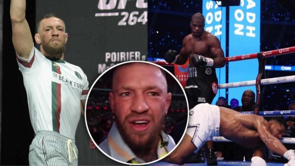 Conor McGregor talks about Anthony Joshua's loss