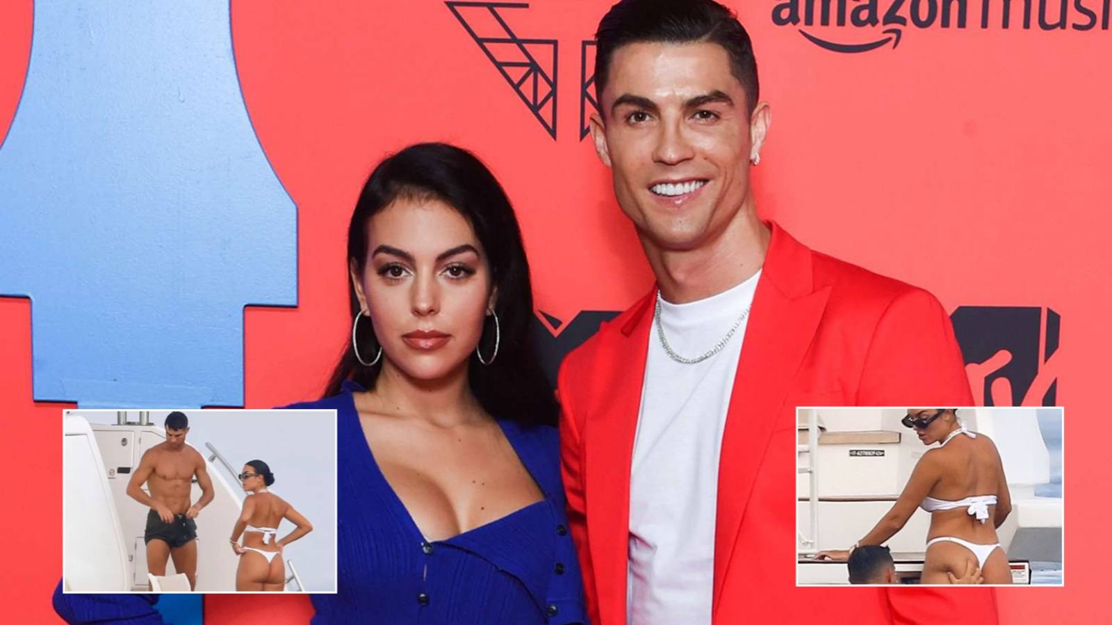 Cristiano Ronaldo and Georgina Rodriguez snapped in steamy PDA moment amidst marriage rumors