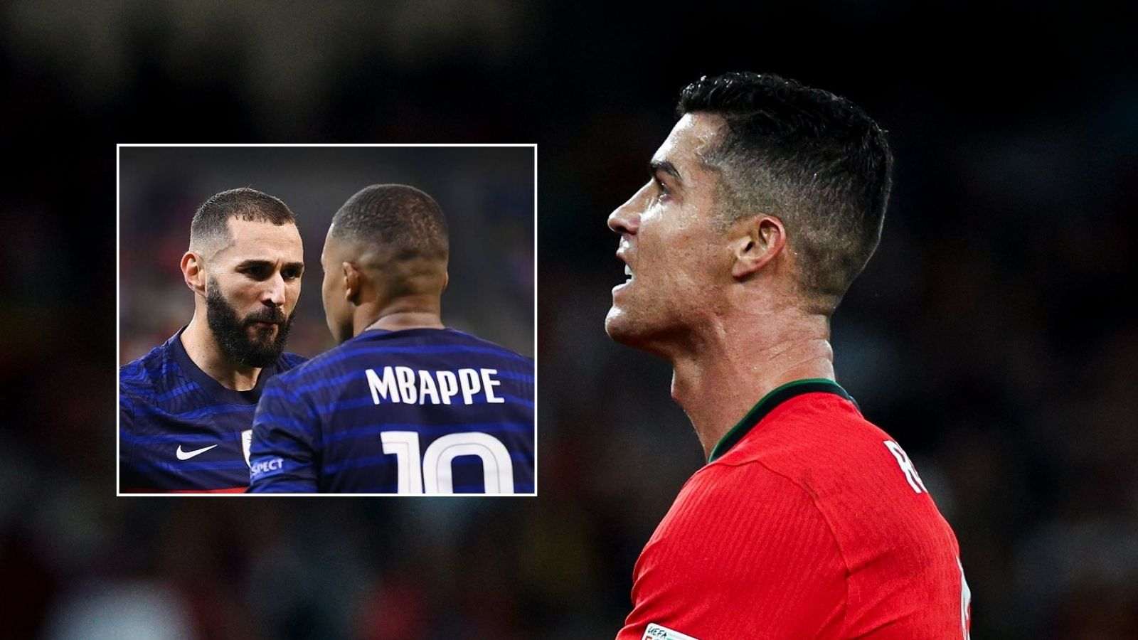 “He’s jealous” – Fans react as Cristiano Ronaldo has surprising pick between Kylian Mbappe and long-term teammate Karim Benzema