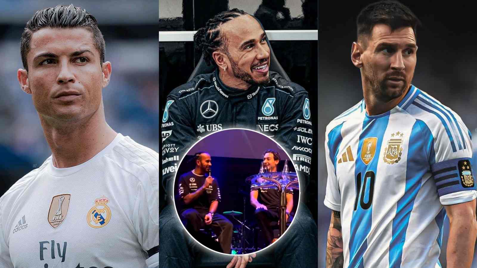 (Video) Lewis Hamilton ends Cristiano Ronaldo vs. Lionel Messi GOAT debate