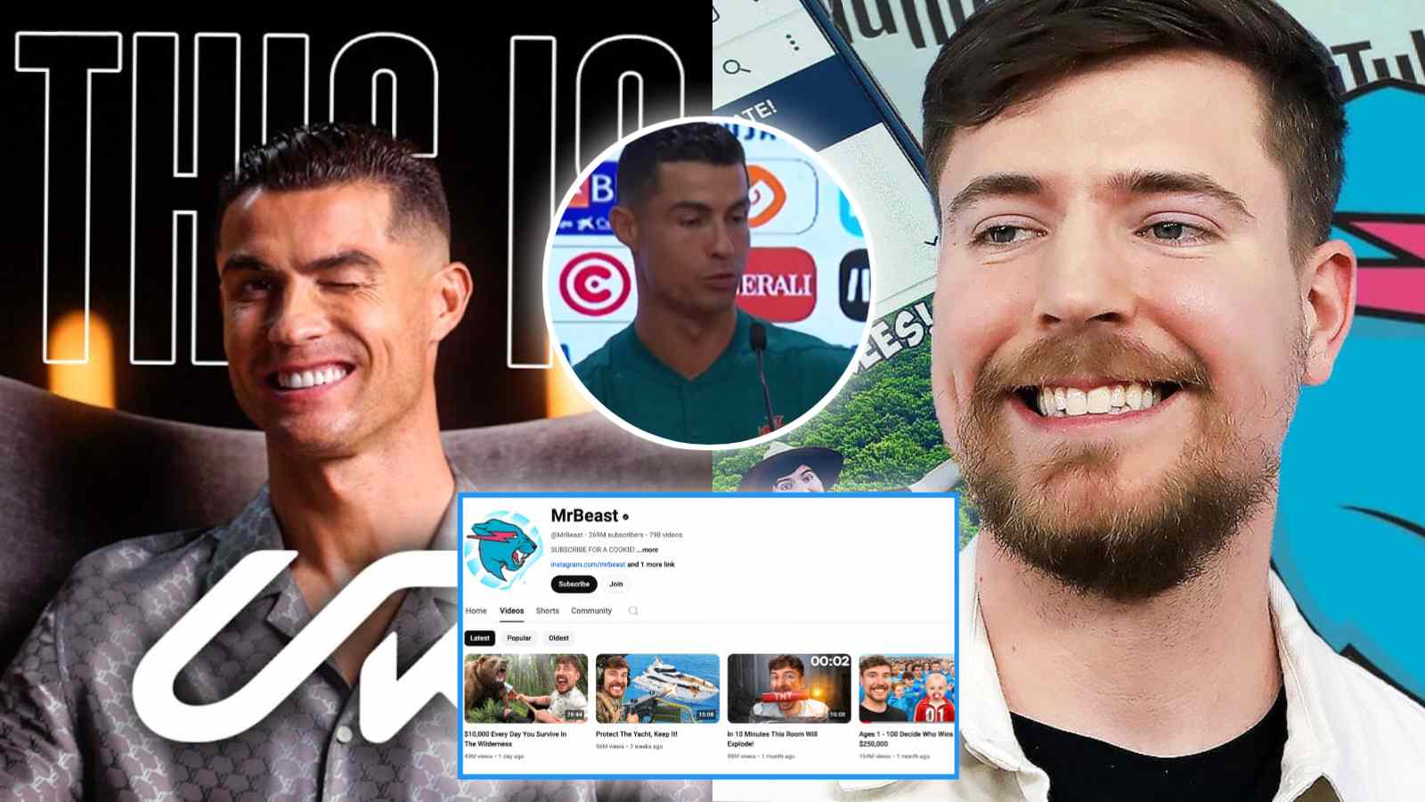 ‘YouTuber’ Cristiano Ronaldo sends hilarious warning to MrBeast as Al-Nassr man plans to beat him to more subscribers