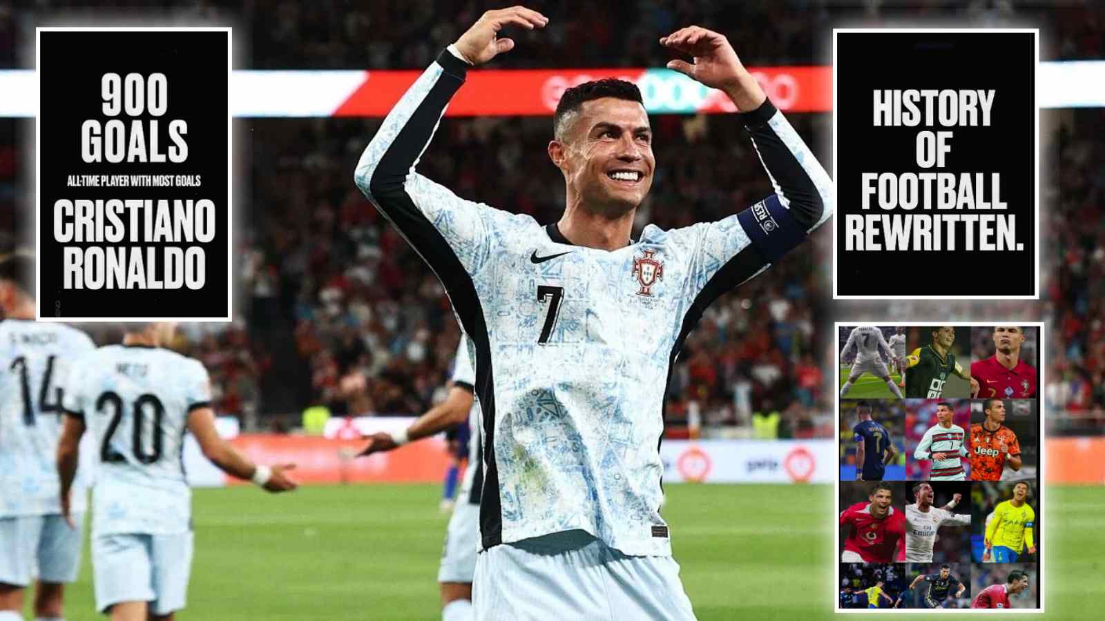 Cristiano Ronaldo brags ‘rewriting history’ after checking 900 goals from ‘wish-list’