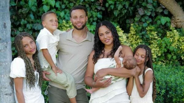 Ayesha Curry, Steph Curry, Riley, Caius, Ryan, Canon