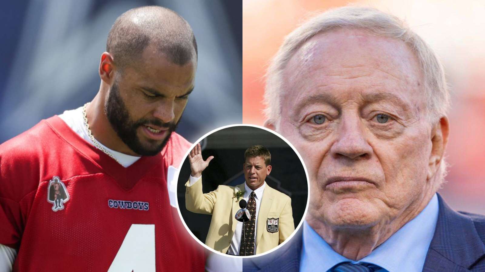 Dak Prescott tells Troy Aikman that Jerry Jones not finalizing a deal before season start “doesn’t make him mad” at all