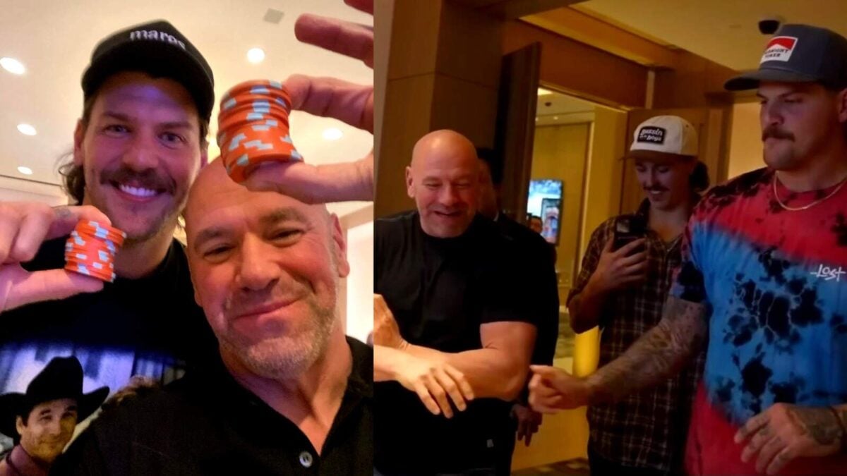 Dana White, Taylor Lewan, and their friends have had some wild running