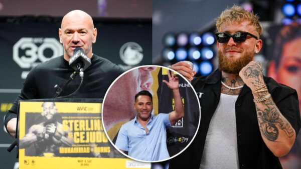 Dana White asserts that Jake Paul can attend UFC events, like Oscar De La Hoya