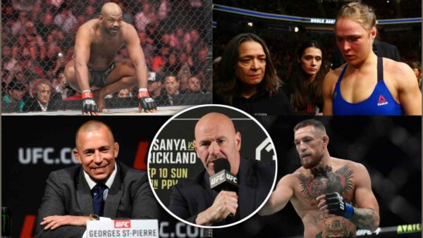 Dana White shares his Mount Rushmore of MMA GOATS