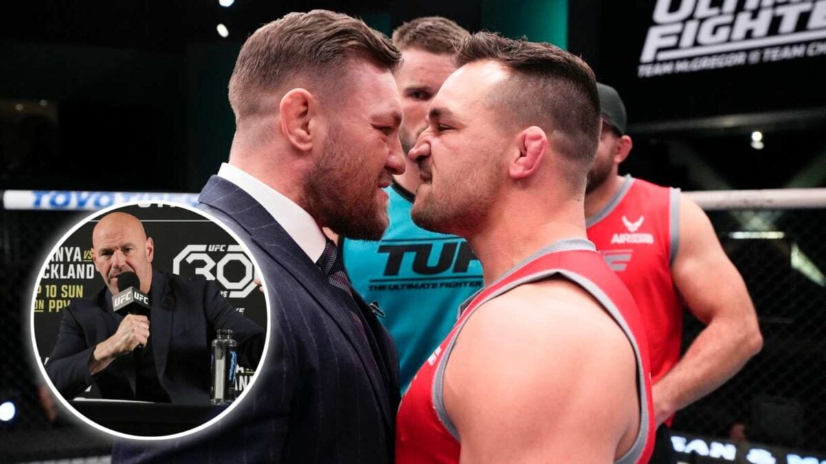 Dana White habló sobre el estado actual de la pelea entre Conor McGregor y Michael Chandler