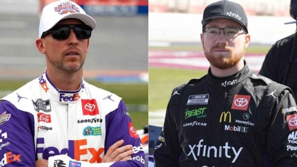 Denny Hamlin and Tyler Reddick