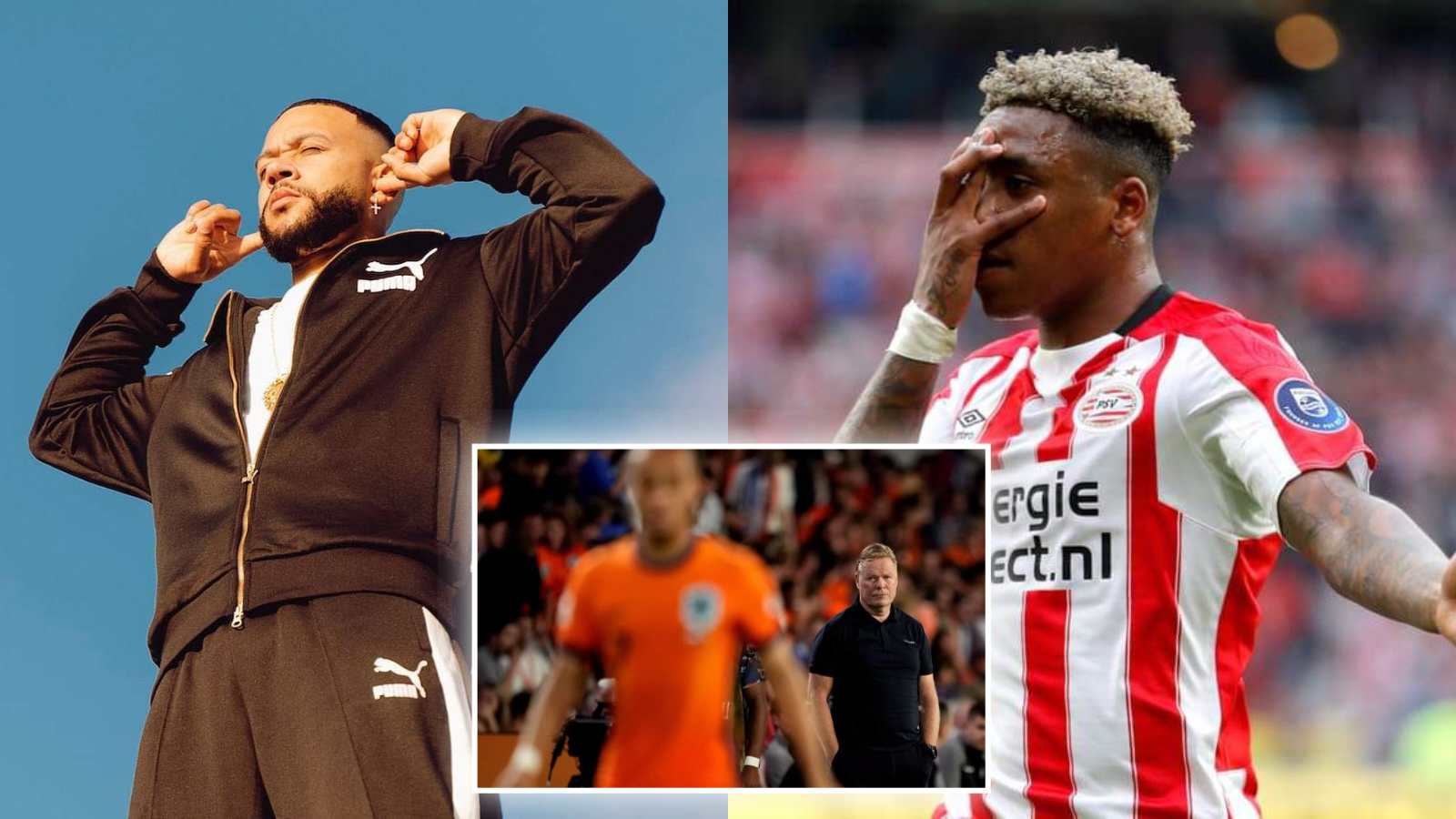 “He’s clearly biased” – Fans SLAM Ronald Koeman as manager ‘contradicts’ Steven Bergwijn criticism with ‘thumbs up’ for Memphis Depay’s move to Corinthians