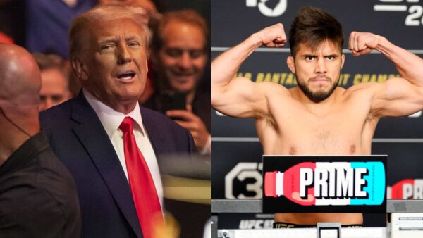 Donald Trump fumbled Henry Cejudo's name in an election rally