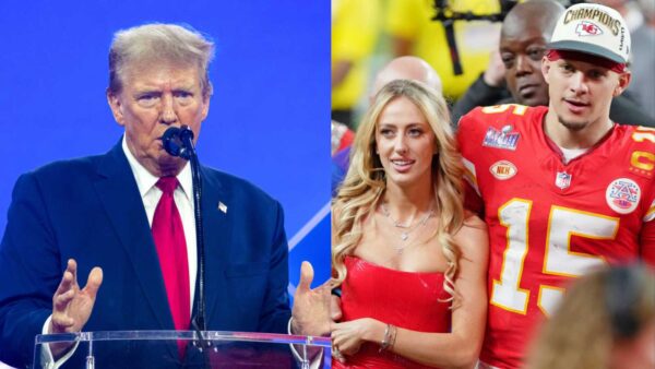 Donald Trump thanked Patrick Mahomes' wife Brittany Mahomes for supporting him