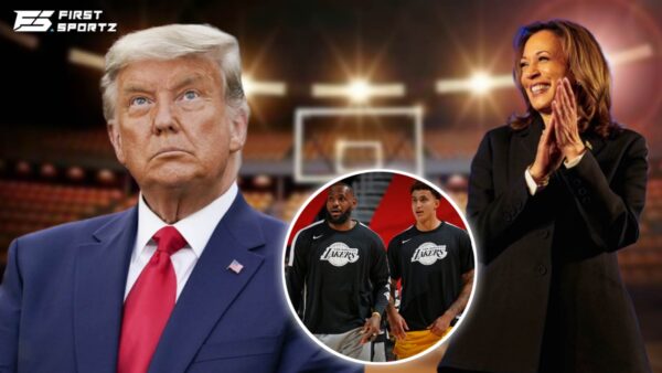 Donald Trump's claims during debate against Kamala Harris has NBA star Kyle Kuzma in splits