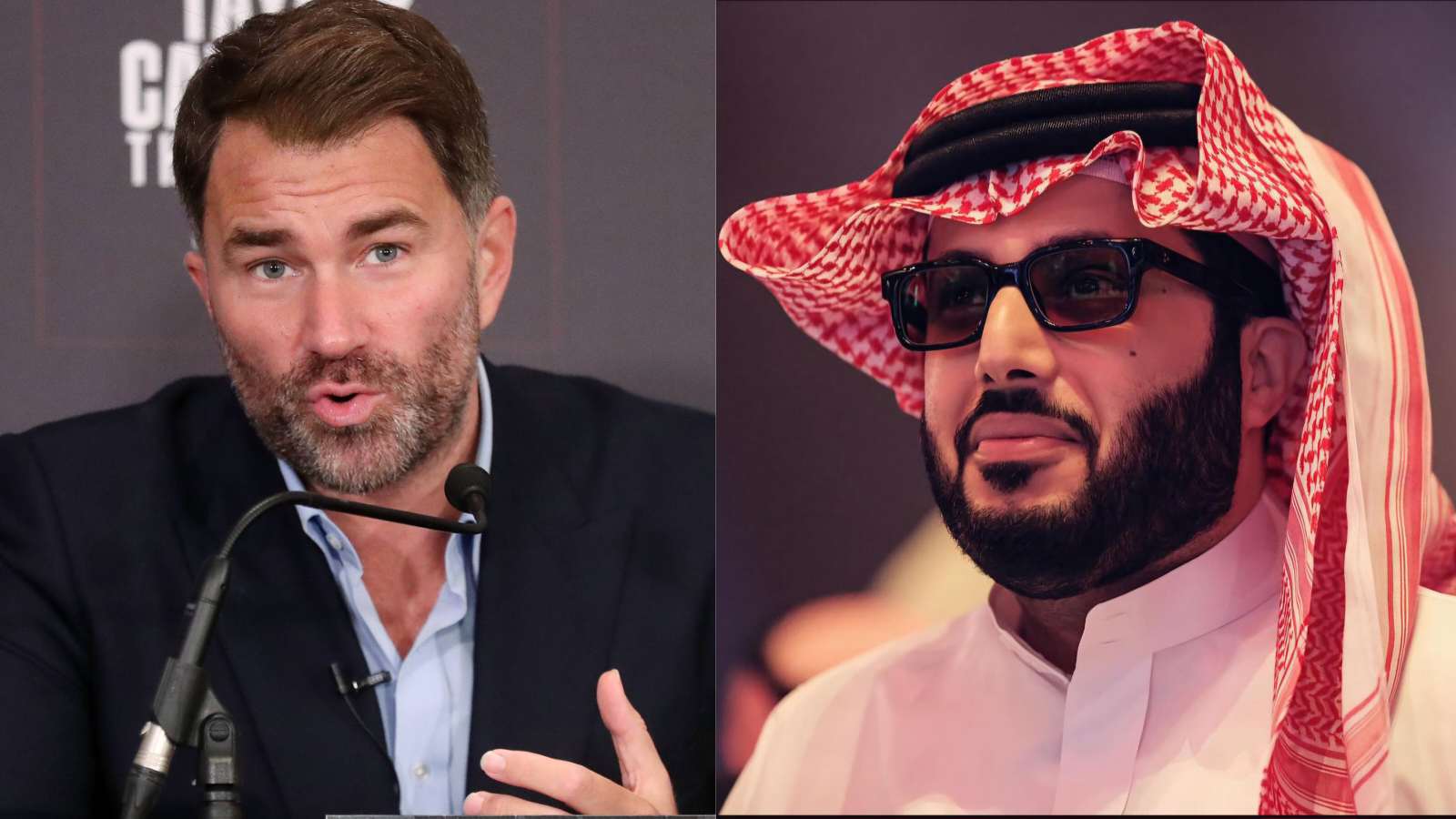 ‘Borderline racist’ comments on Saudi excellency Turki Alalshikh SETS OFF Eddie Hearn