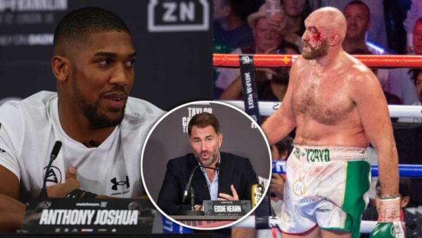 Eddie Hearn proposes Anthony Joshua vs Tyson Fury