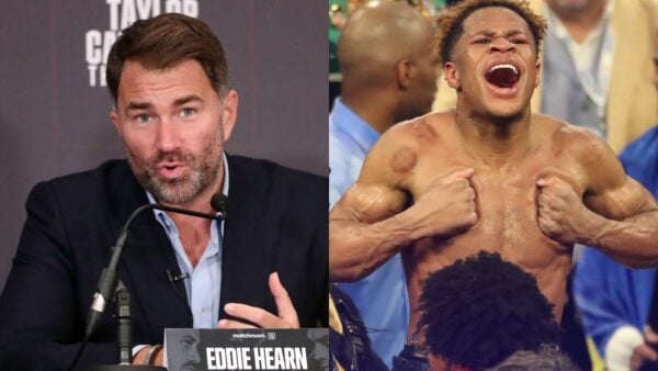 Eddie Hearn responds to Devin Haney's recent X tirade