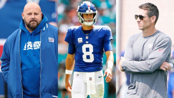 Giants GM Joe Schoen seemingly is looking past Daniel Jones despite giving him a massive $160 million deal