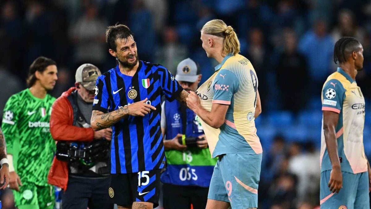 Erling Holanda y Francesco Acerbi