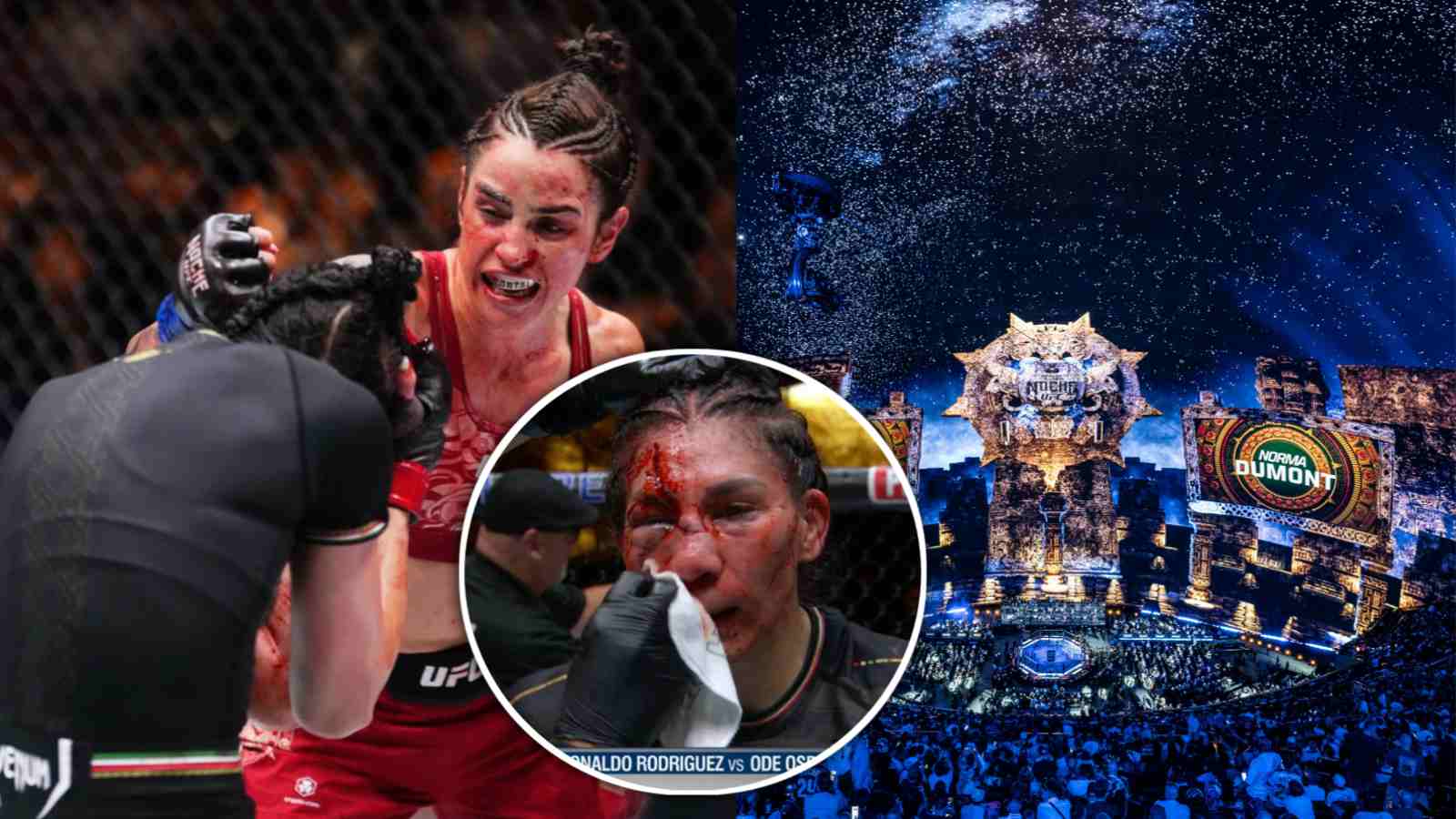 Graphic Warning! Irene Aldana sustains forehead-splitting cut at UFC 306 leaving fans squeamish at the Sphere 