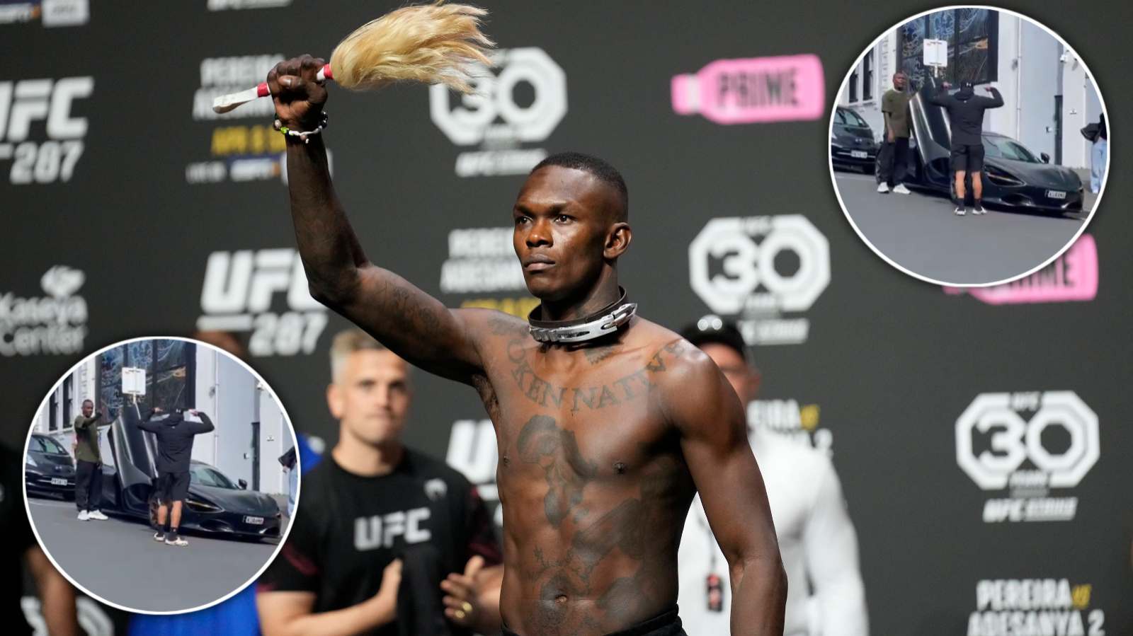 ‘Racial abuse’ and entering personal space resulted in road confrontation, says Israel Adesanya