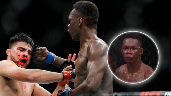 Israel Adesanya's iconic interim title fight vs. Kelvin Gastelum, dubbed as 'best fight' by top MMA referee (via X)