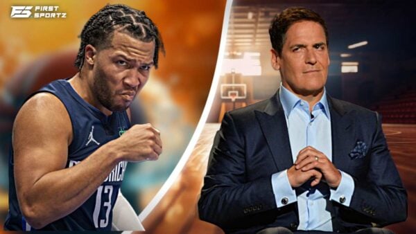 Jalen Brunson and Mark Cuban