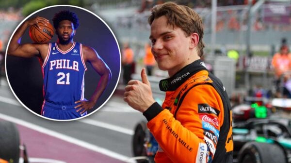 Joel Embiid and Oscar Piastri