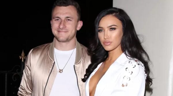 Johnny Manziel with ex-wife Bre Tiesi