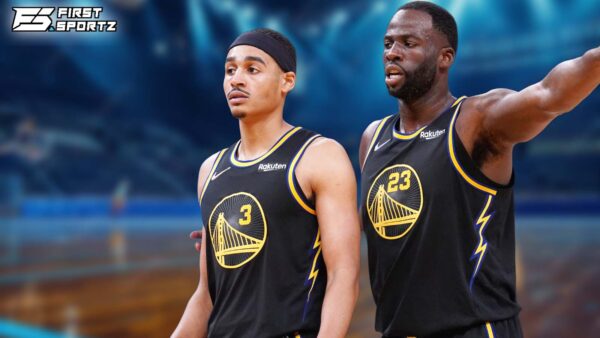 Jordan Poole and Draymond Green