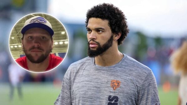 Josh Allen gives valuable advice to Caleb Williams amidst his struggles as the Chicago Bears quarterback