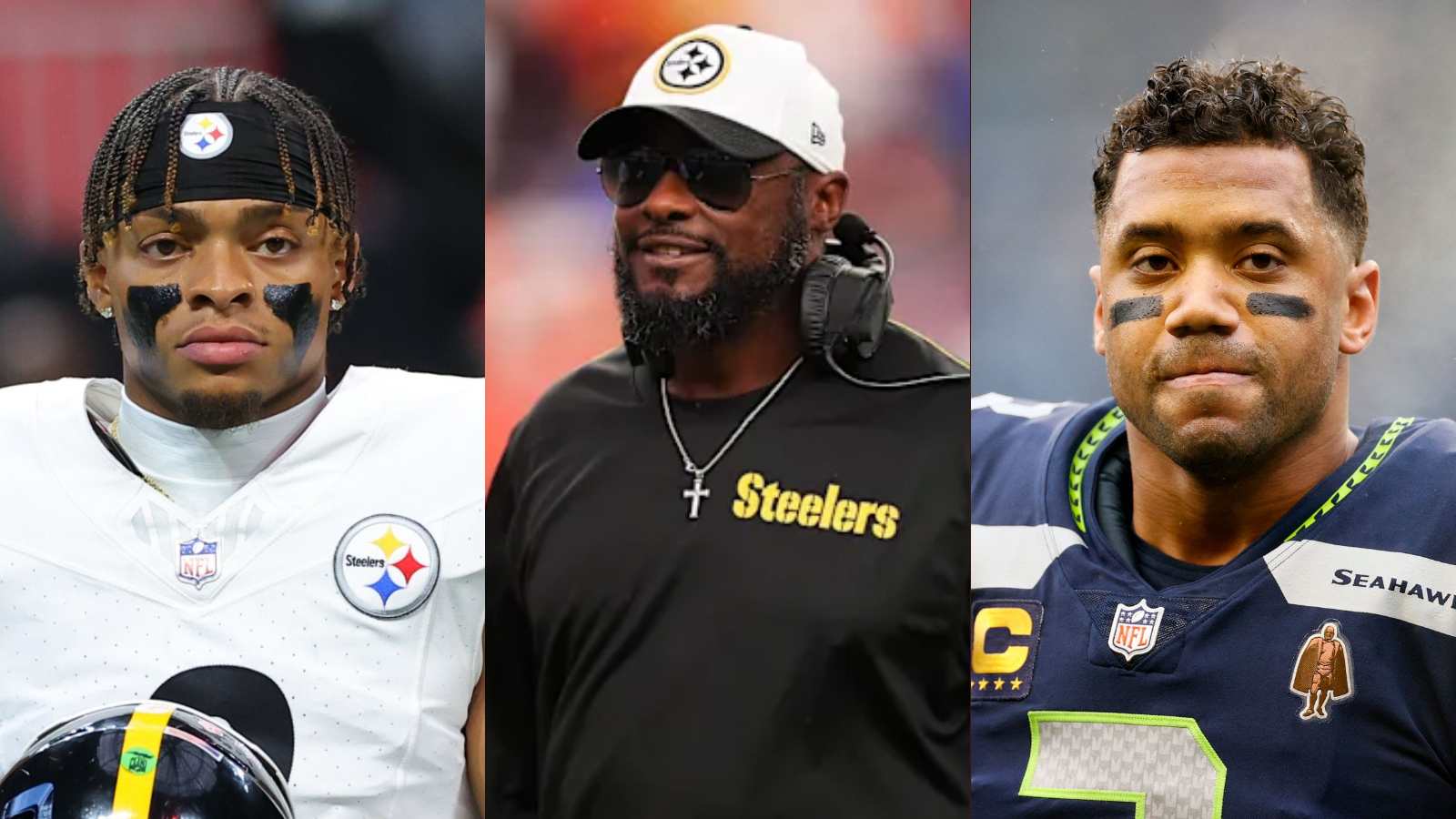 Mike Tomlin feels there’s no need to name Justin Fields as Steelers’ starting QB over Russell Wilson despite 3-0 start