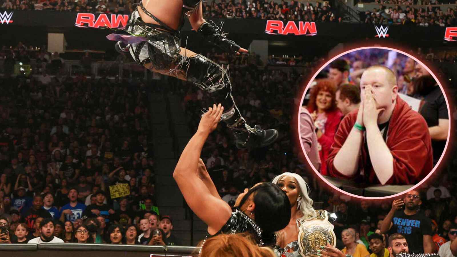 “Thank God it wasn’t much worse “- Wrestling fans horrified after top Raw star suffers sickening eye injury and left needing stitches after stunt goes wrong