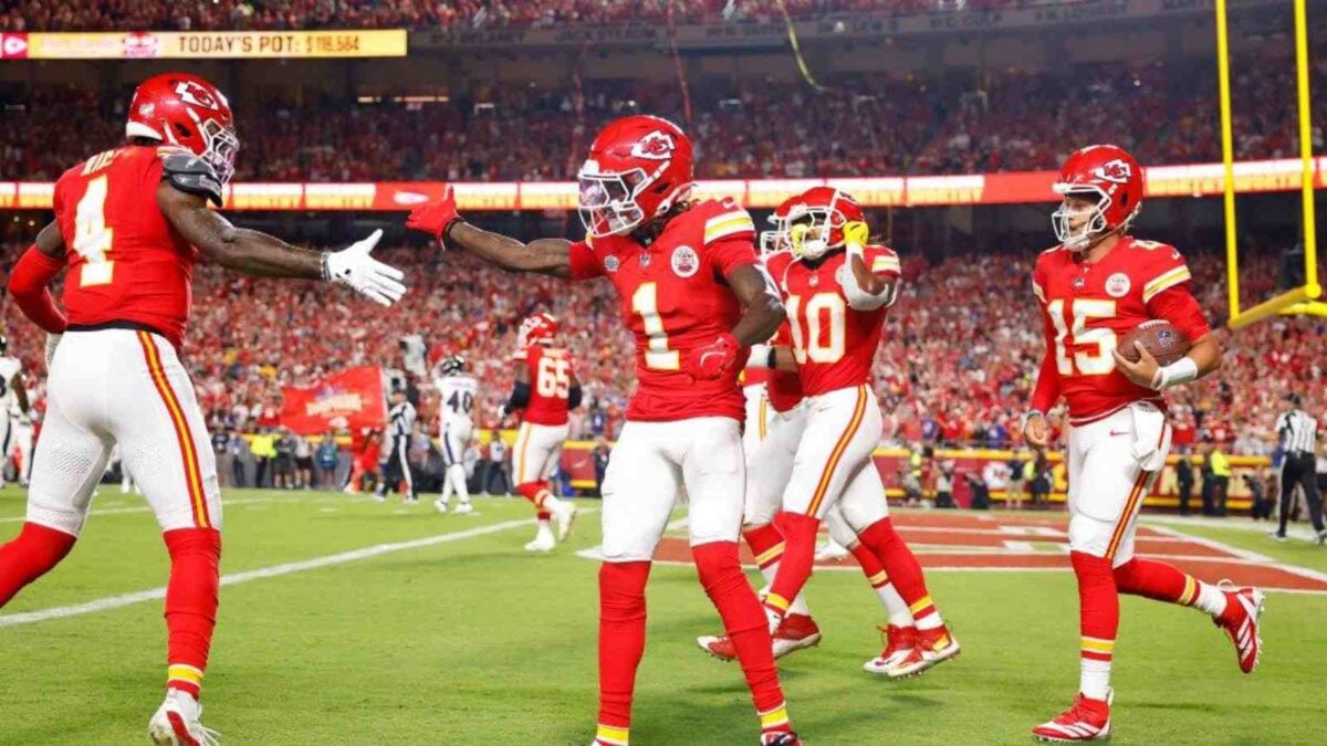 Kansas City Chiefs rookie Xavier Worthy starts NFL career with a 2-touchdown game to win against Baltimore Raves