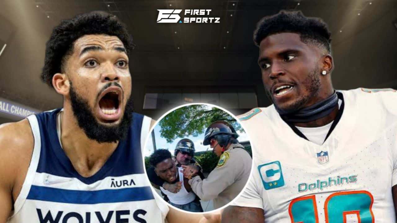 Karl-Anthony Towns APPALLED by Tyreek Hill’s ‘disturbing’ arrest by Florida police