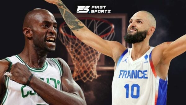 Kevin Garnett and Evan Fournier