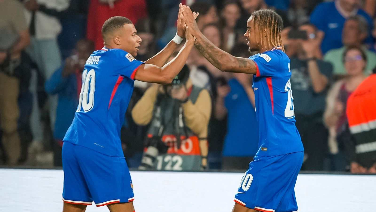 “The new Mbappe” – Fans thrilled as PSG star Bradley Barcola bags fastest goal in France’s history against Italy in Nations League