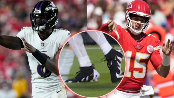 Lamar Jackson, Patrick Mahomes, Kansas City Chiefs vs Baltimore Ravens