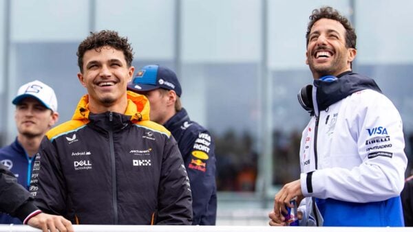 Lando Norris and Daniel Ricciardo (via Formula 1)