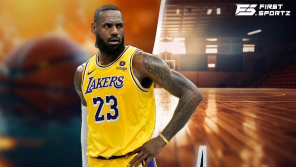 LeBron James of the Los Angeles Lakers