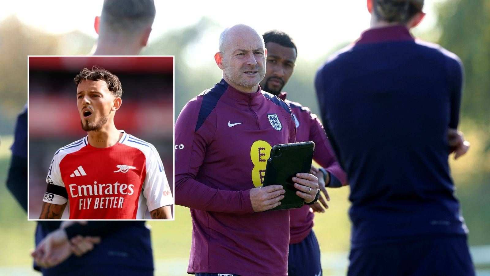 Lee Carsley reveals plans for England ‘outcast’ Ben White