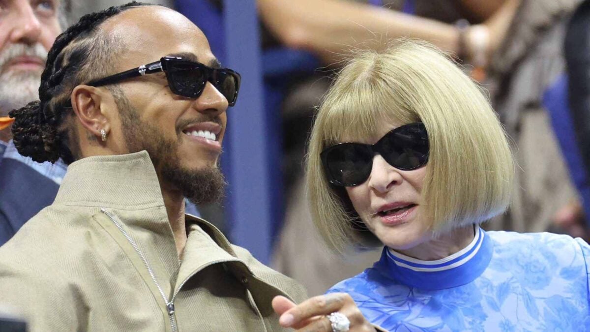 Lewis Hamilton and Anna Wintour