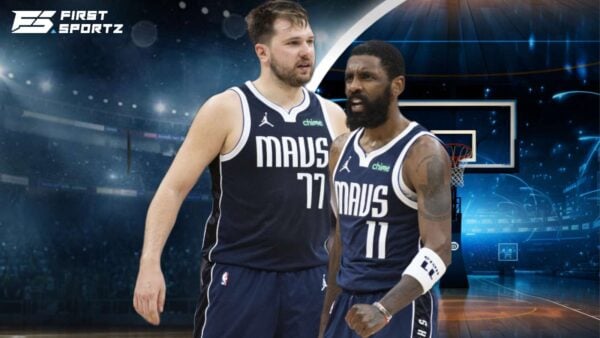 Luka Doncic and Kyrie Irving