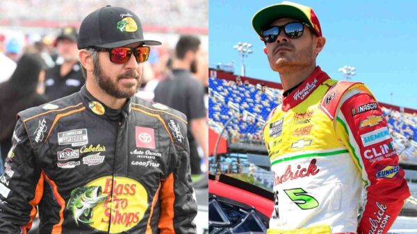 Martin Truex Jr. and Kyle Larson