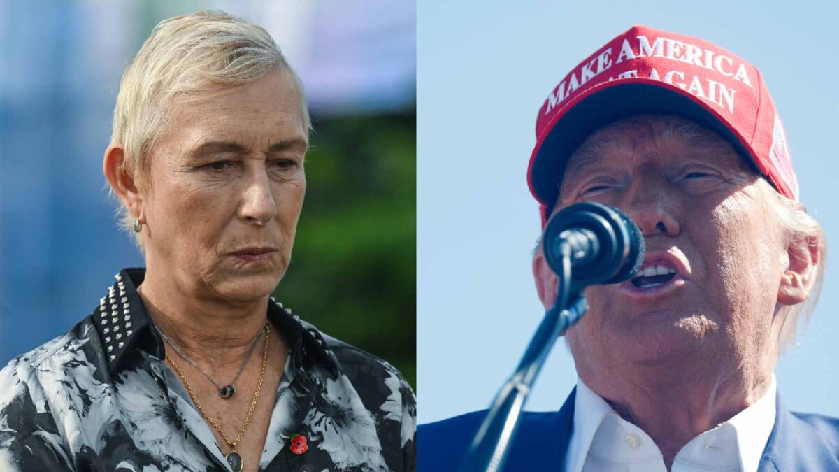 Martina Navratilova, Donald Trump