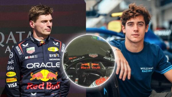 Max Verstappen and Franco Colapinto