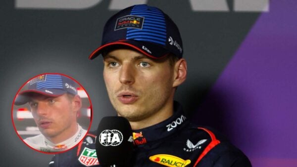 Max Verstappen (via IMAGO, @sim3744/X, Screenshot)